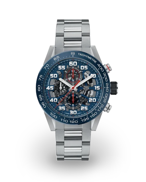Tag Heuer Carrera Calibre Heuer 01 45 Stainless Steel / Skeleton / Red Bull Racing Special Edition CAR2A1K.BA0703  Model Image