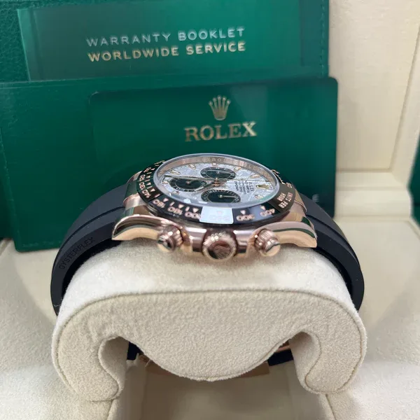 2022 Rolex Daytona Rose Gold / Ceramic / Meteorite / Oysterflex 116515LN-0055 Listing Image 2
