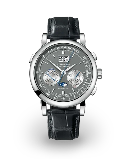 A. Lange & Söhne Datograph Perpetual White Gold / Grey 410.038 Model Image