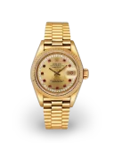 Lady-Datejust Yellow Gold / Champagne / Ruby / President Avatar Image