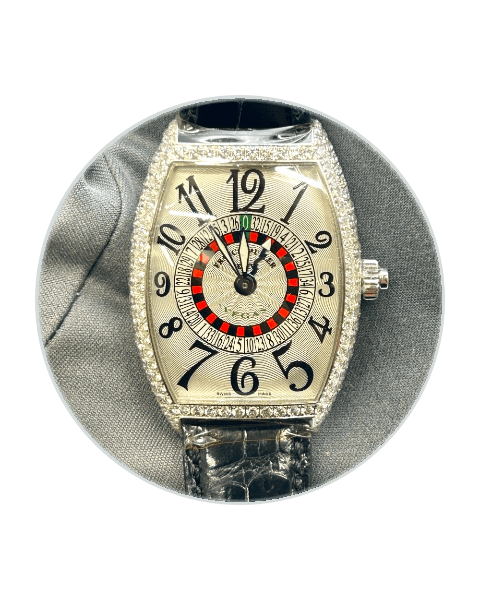 Auction: Franck Muller Cintrée Curvex Vegas White Gold Diamond