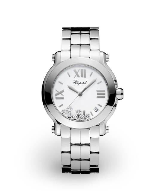 Chopard Happy Sport 36 Steel / White / Roman / Bracelet  278477-3001  Model Image