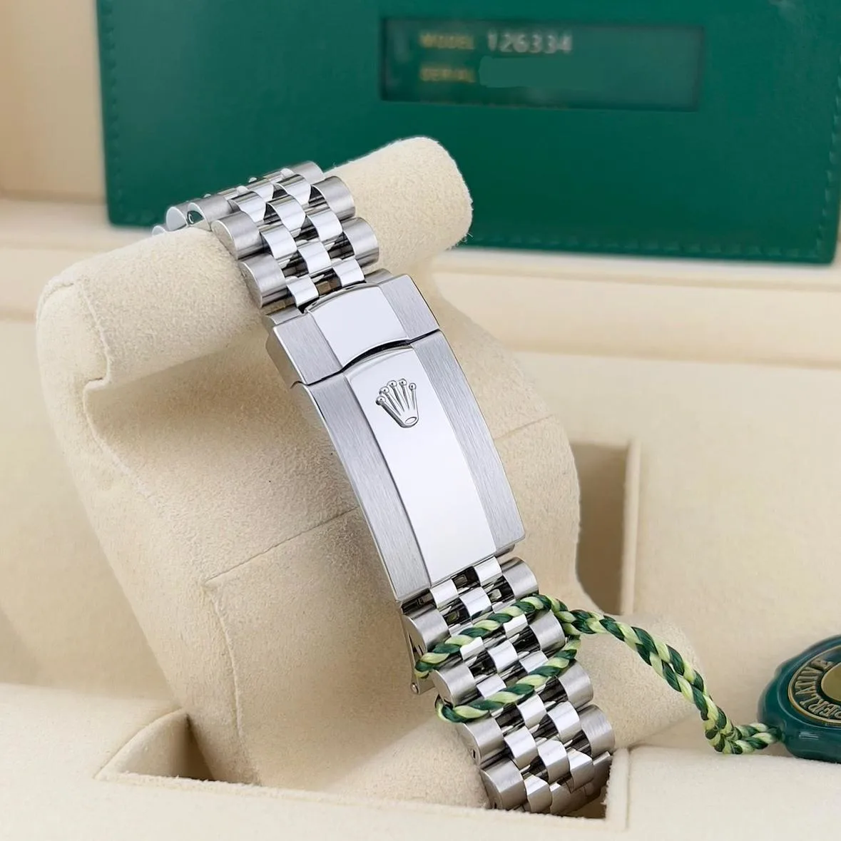 2024 Rolex Datejust 41 "Wimbledon" / Fluted / Jubilee 126334-0022 Listing Image 4