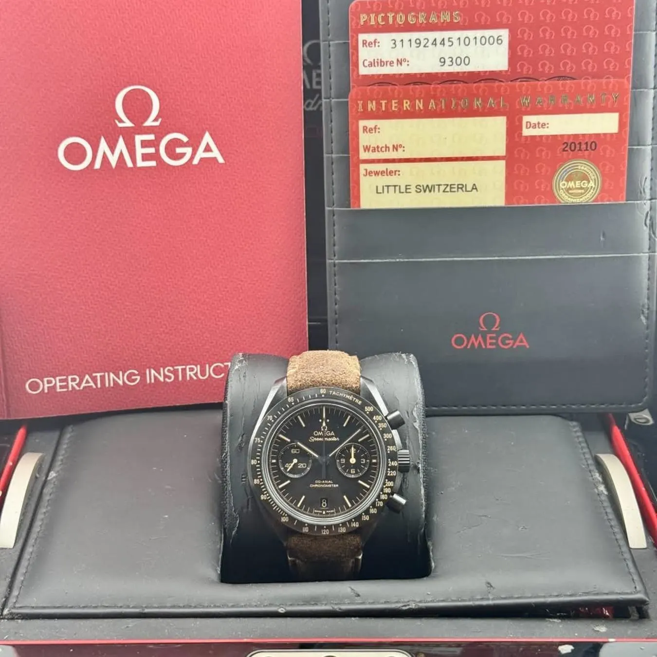Auction: Omega Speedmaster Moonwatch Co-Axial Dark Side of