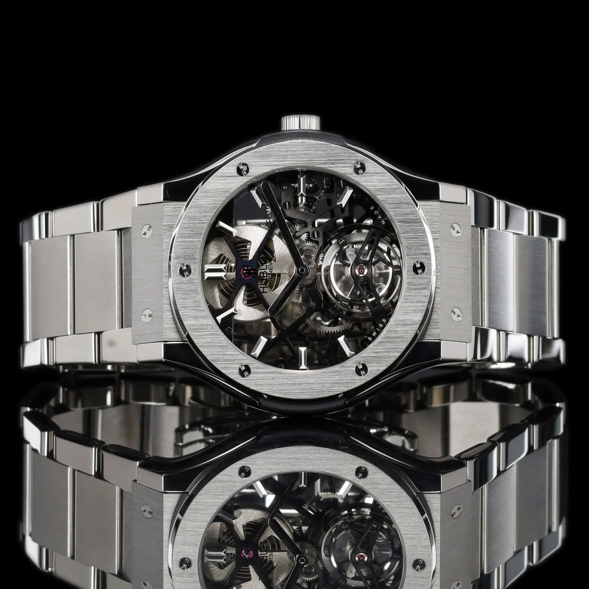 Hublot Classic Fusion Tourbillon 45 Titanium / Skeletonized 505.NX.0170.LR