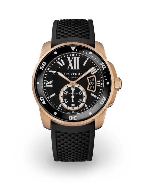 Cartier Calibre de Cartier Diver 42 Rose Gold / Black / Roman