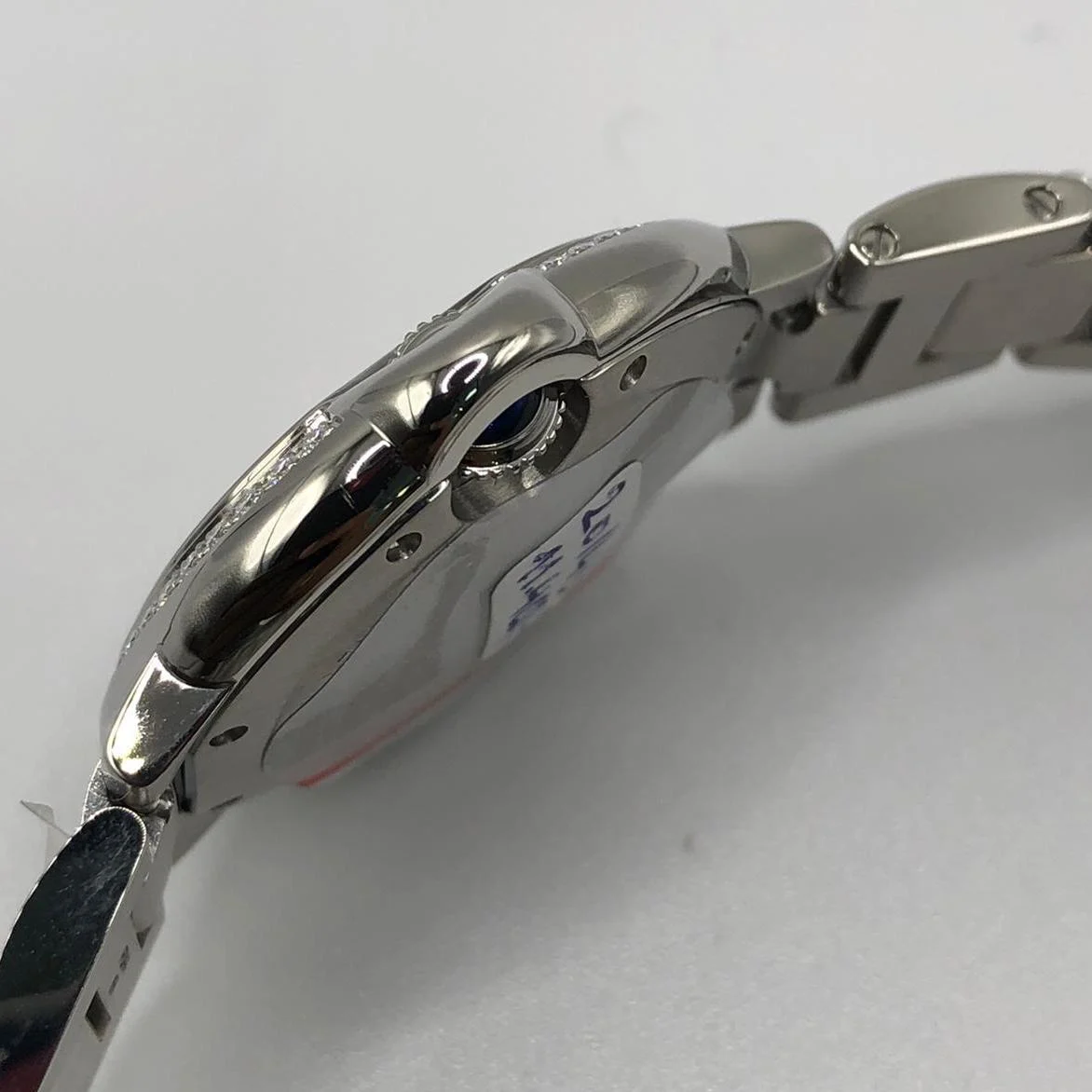 2022 Cartier Ballon Bleu de Cartier 33 Steel / Diamond-Set / Silvered / Roman / Bracelet W4BB0016 Listing Image 2