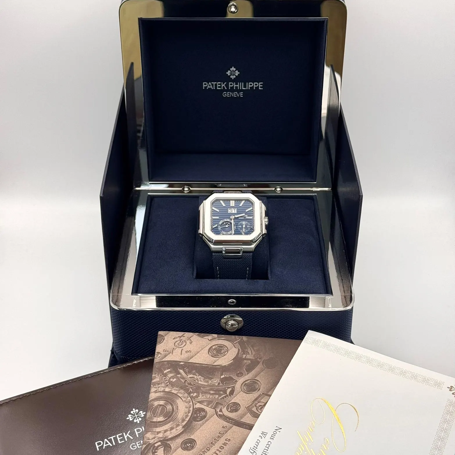 Auction: 2024 Patek Philippe Cubitus Platinum / Sunburst
