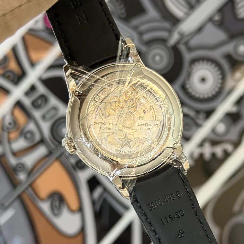 Zenith Elite Classic 39 Steel / Silvered / Strap 03.2290.679/01