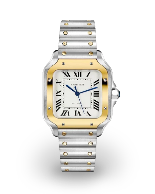 Cartier Santos de Cartier Two-Tone Medium W2SA0007  Model Image