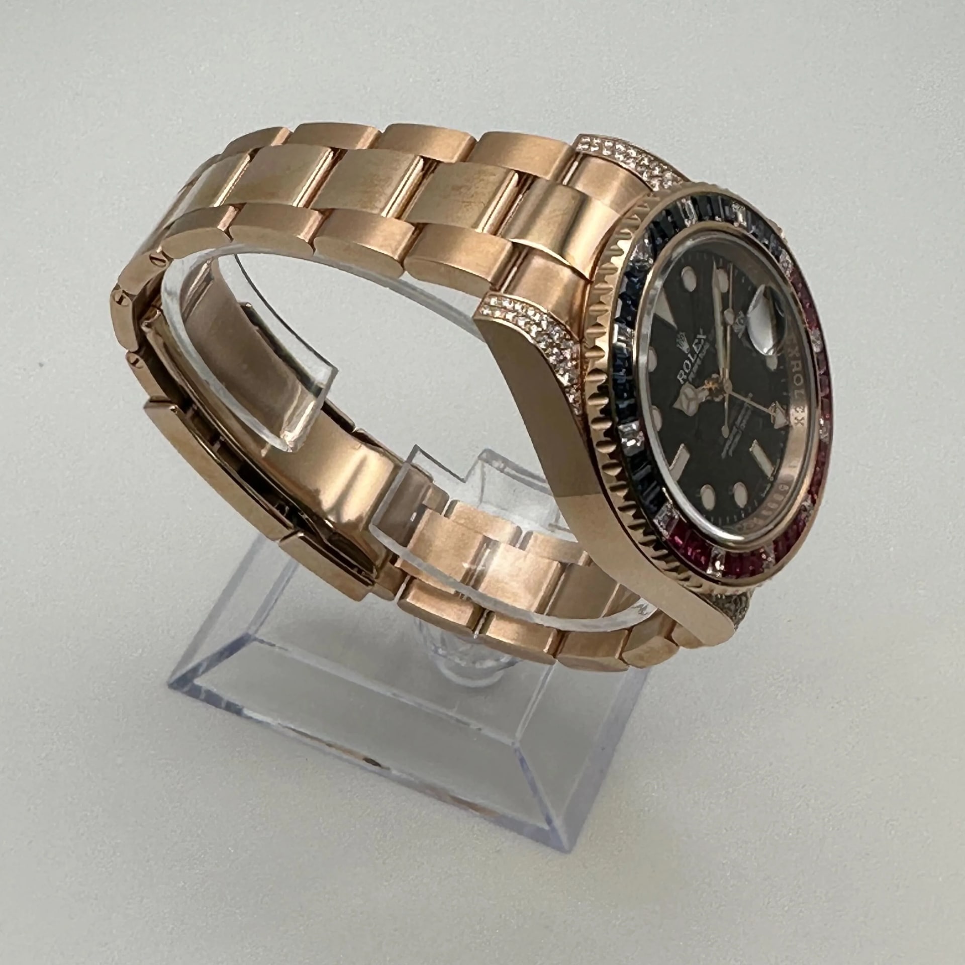 Rolex GMT-Master II Rose Gold SARU Black 126755SARU Watches Bezel