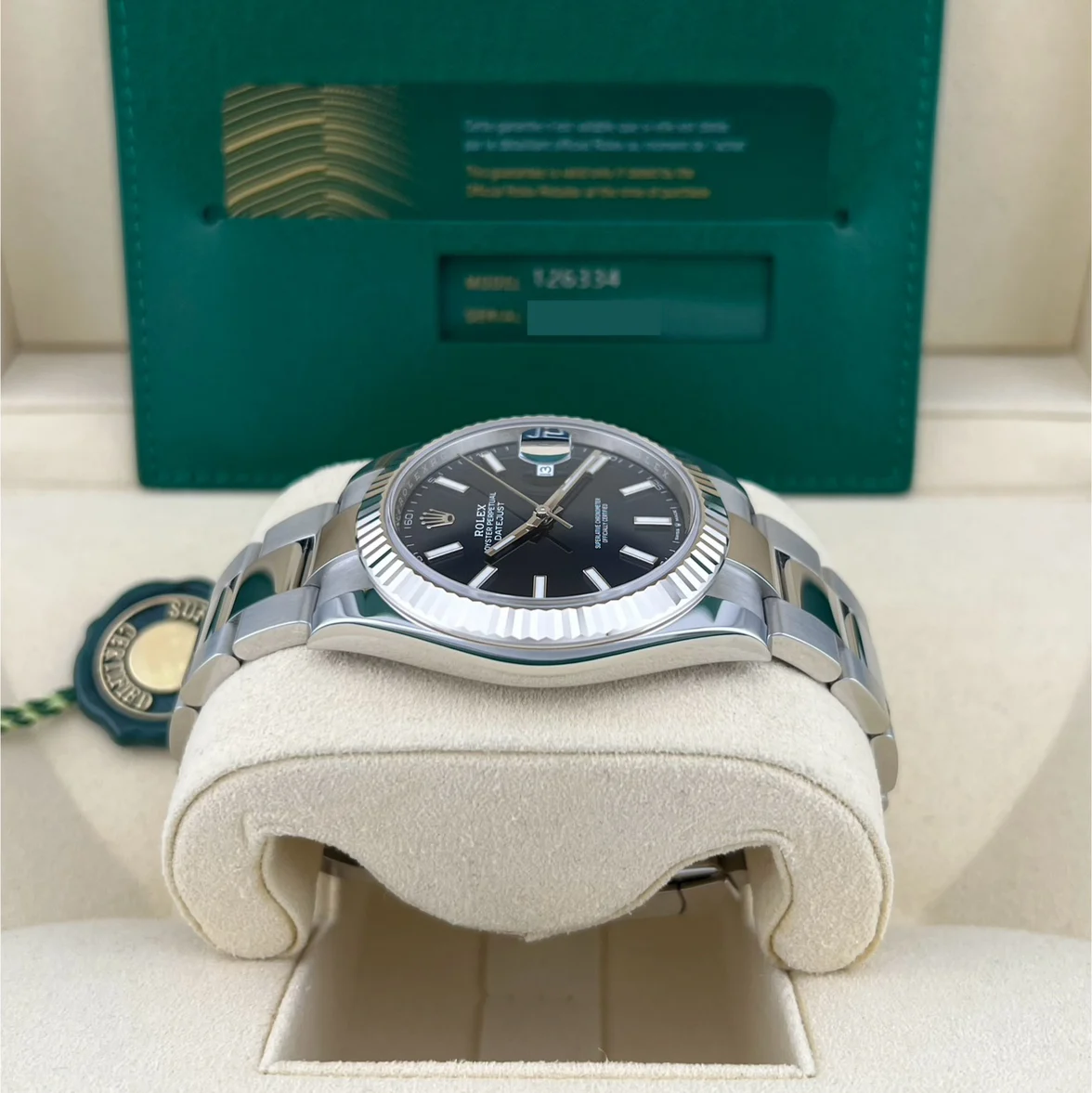 2024 Rolex Datejust 41 Fluted / Blue / Oyster 126334-0001 Listing Image 3