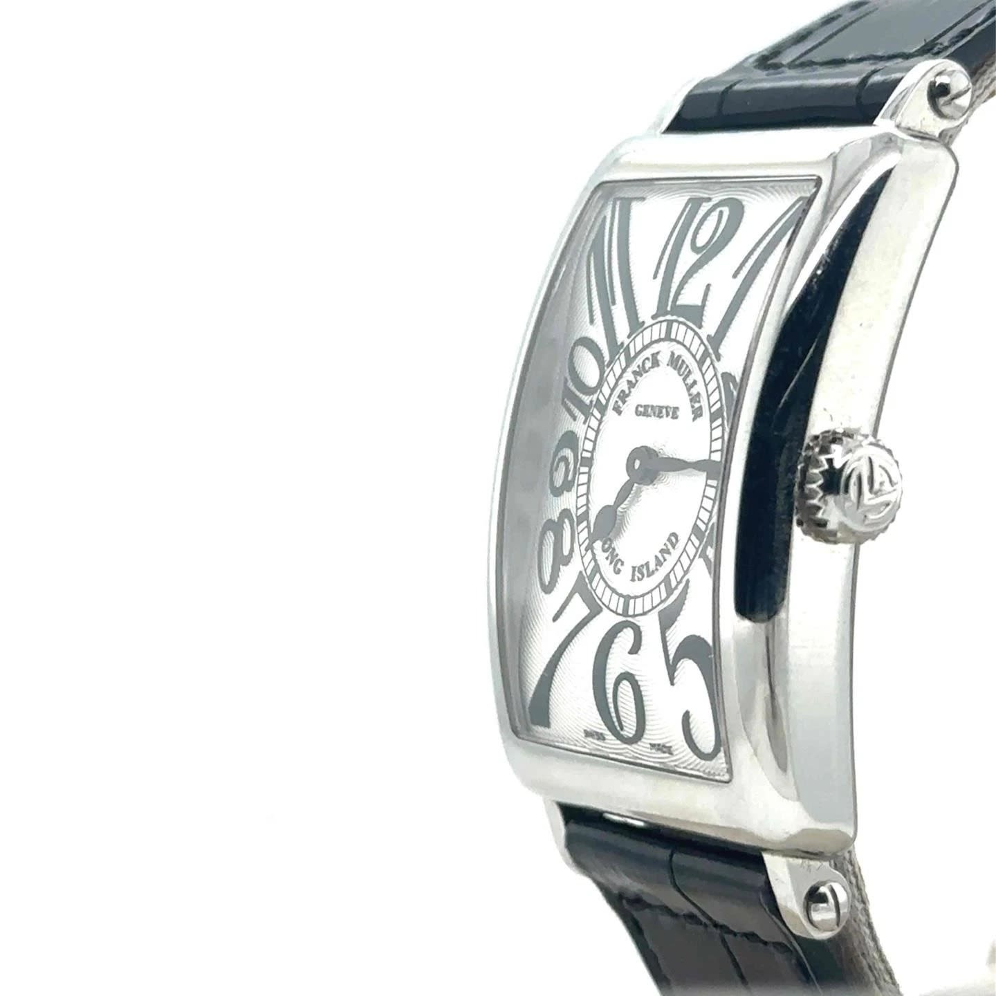 Franck Muller Long Island Steel / Silvered / Arabic / Bracelet 952