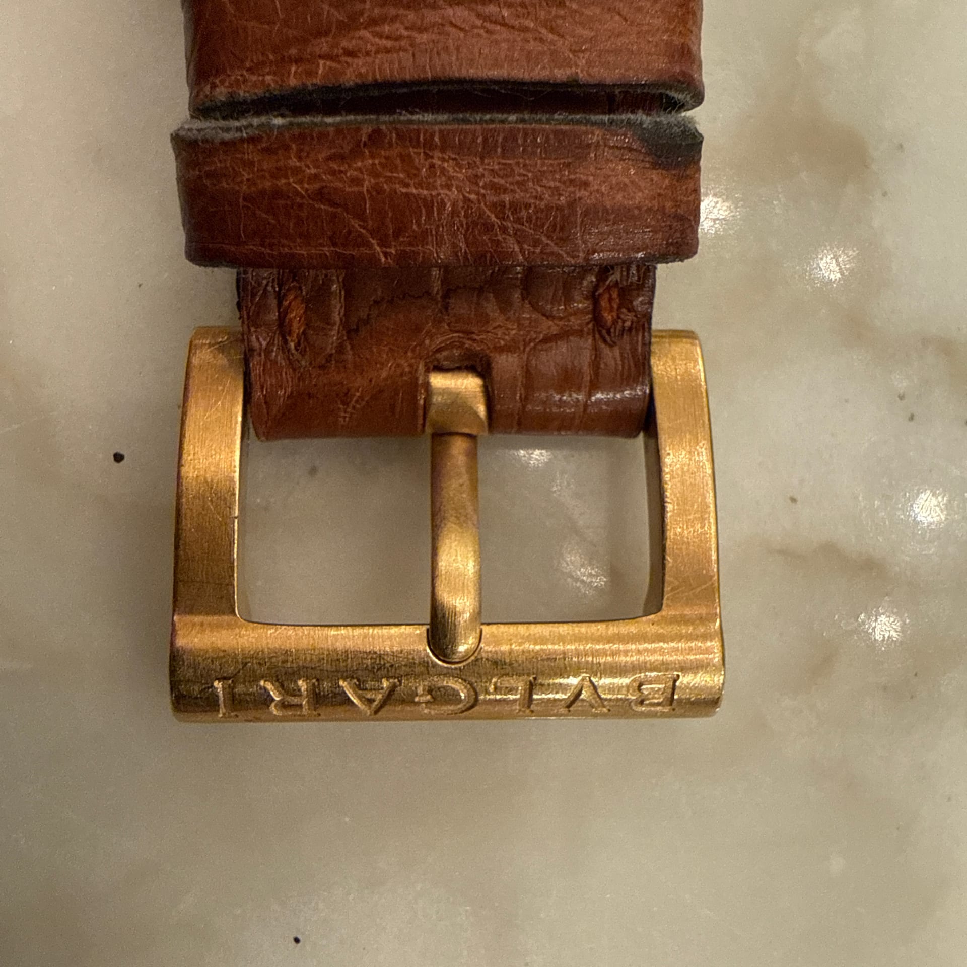 Auction: 2005 Bvlgari Diagono 35 Yellow Gold / Strap CH 35 G | Bezel