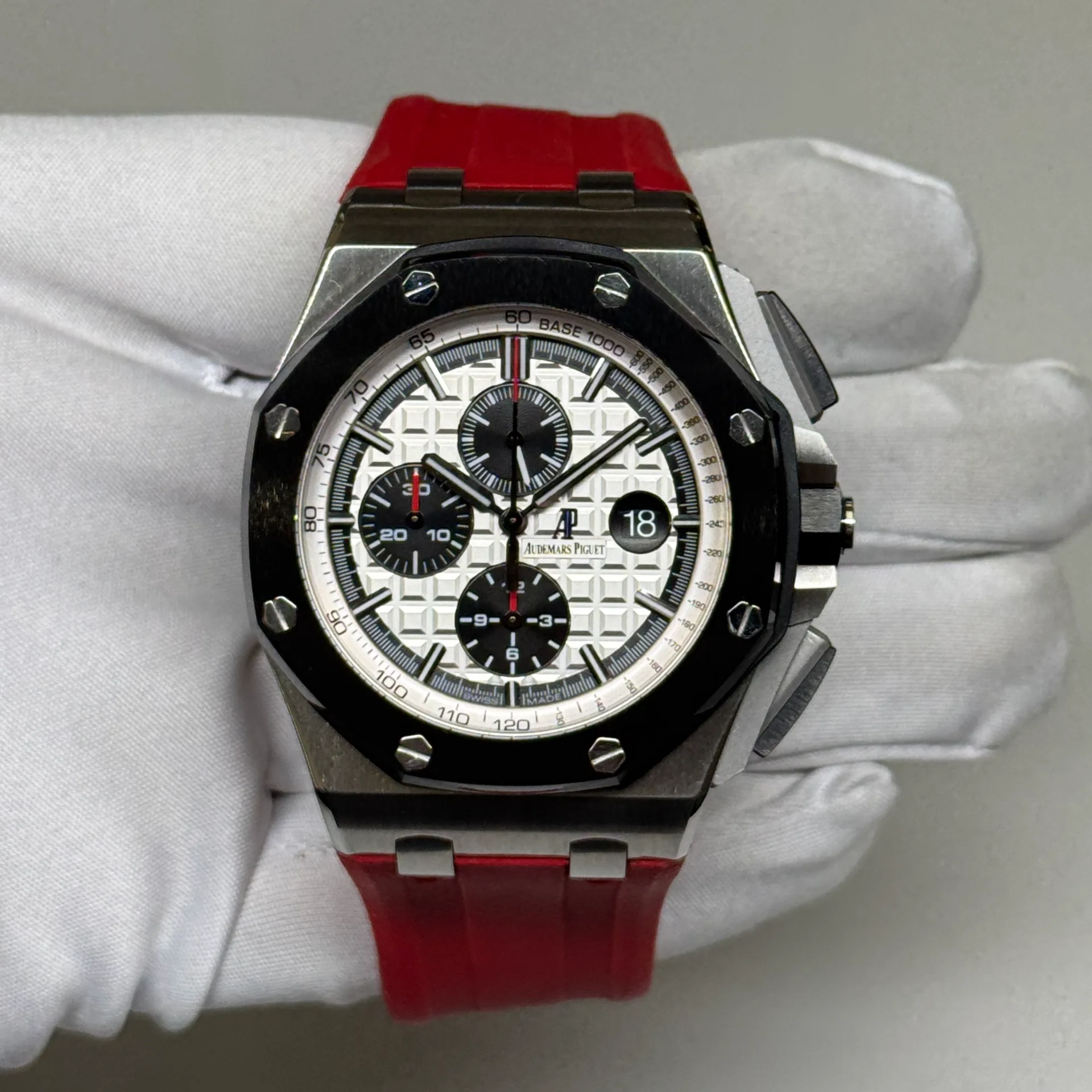 2013 Audemars Piguet Royal Oak Offshore Chronograph 44 Ceramic / Silver / Rubber 26400SO.OO.A002CA.01