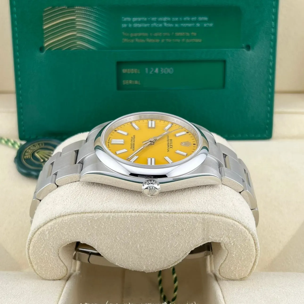 2020 Rolex Oyster Perpetual 41 Yellow 124300-0004 Listing Image 3