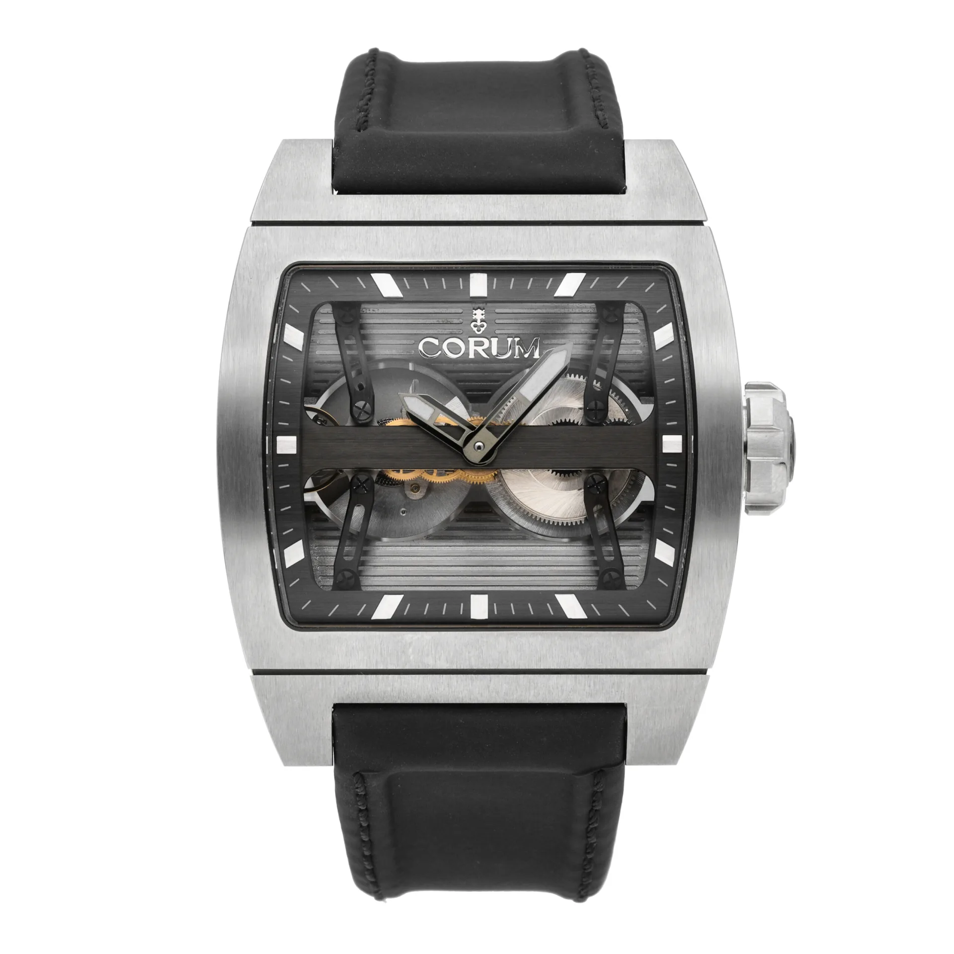 Corum Ti-Bridge Automatic Dual Winder Titanium / Skeletonized / Strap 207.201.04/0F61 0000