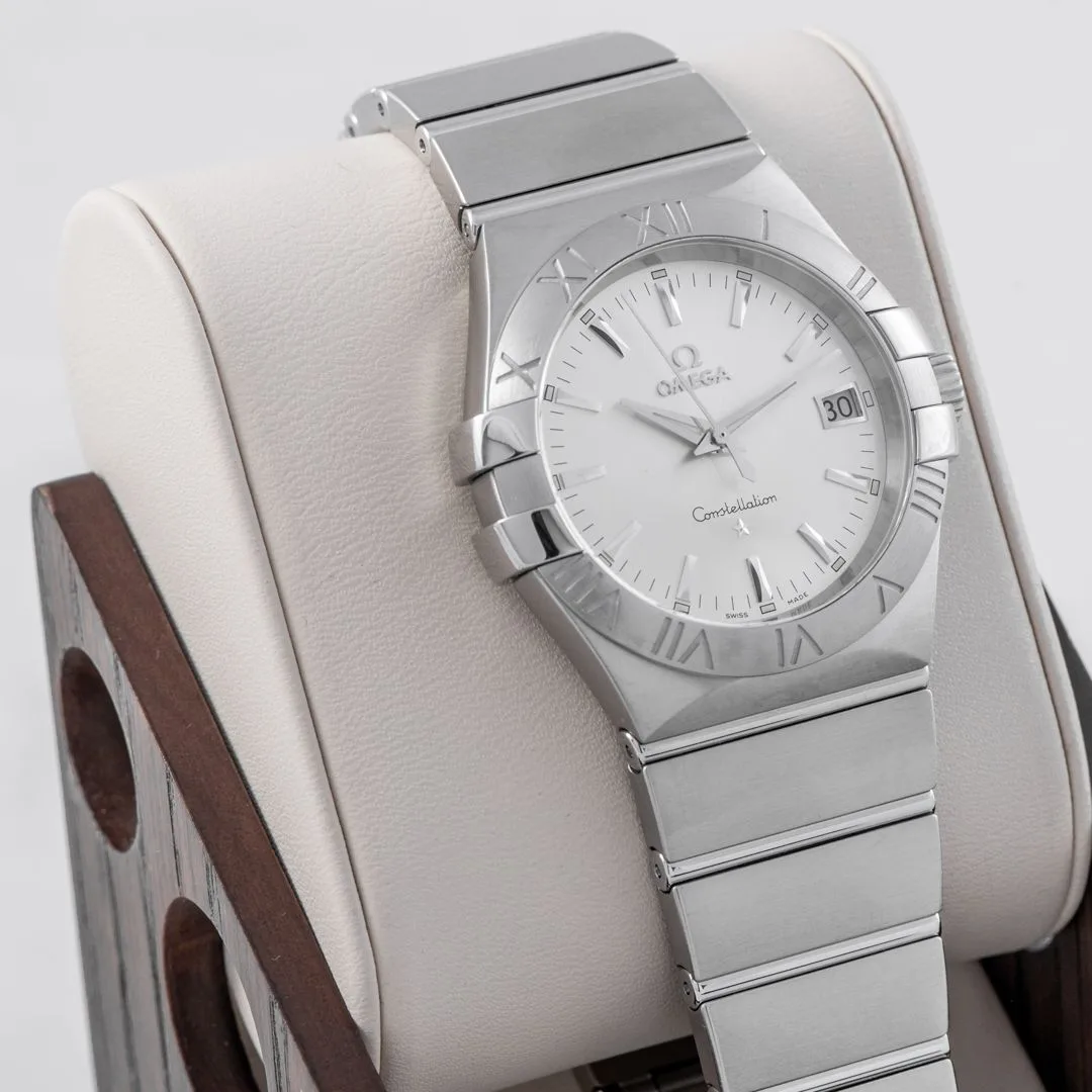 Omega Constellation Quartz 35 Steel / Silvered 123.10.35.60.02.001