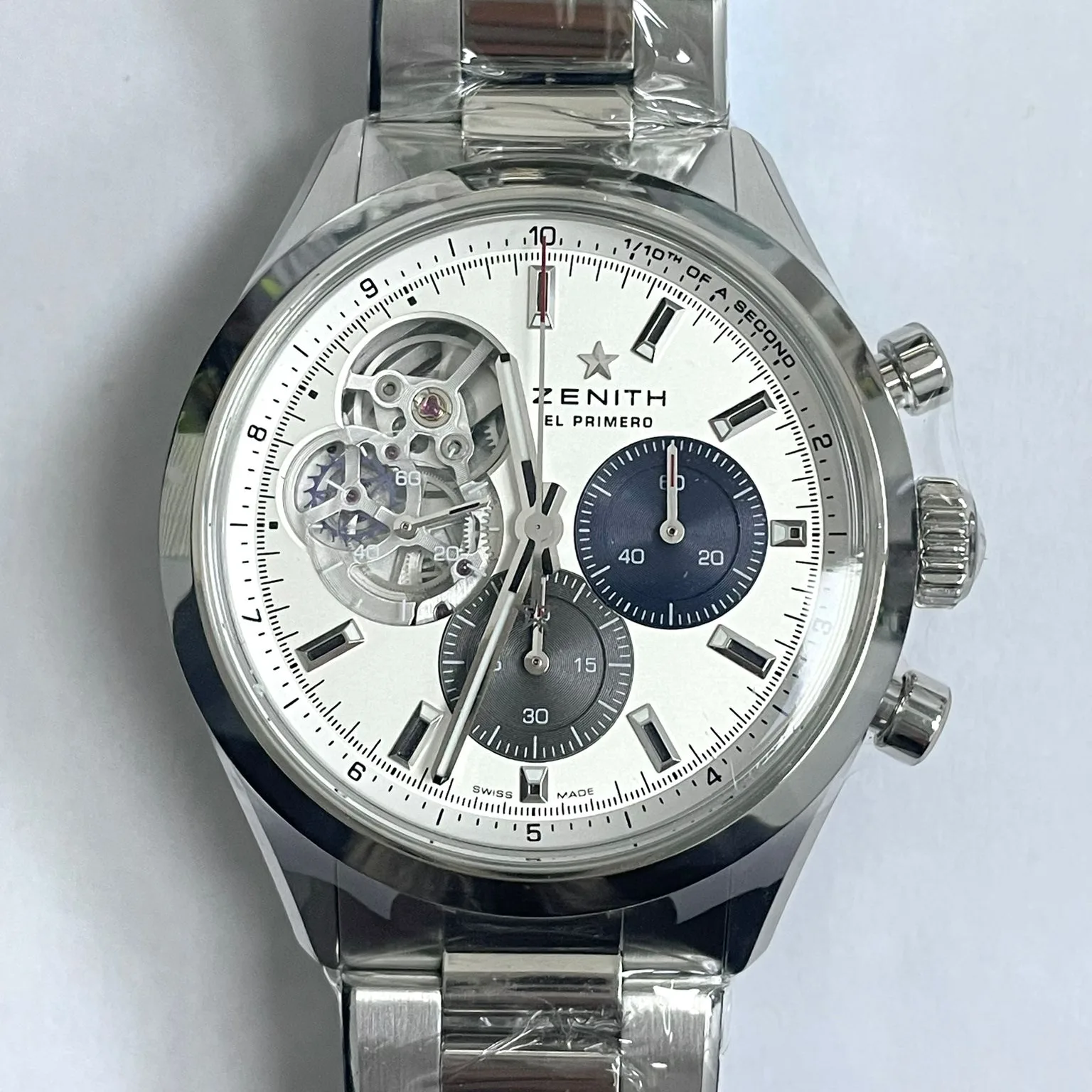 2022 Zenith Chronomaster Open / Steel / White 03.3300.3604/69.M3300 Listing Image