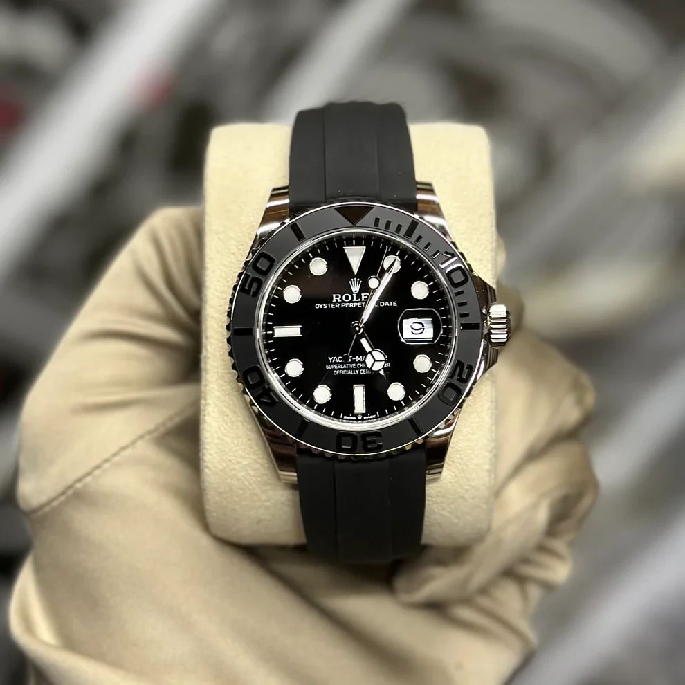 2025 Rolex Yacht-Master 42 White Gold / Black / Oysterflex 226659-0002