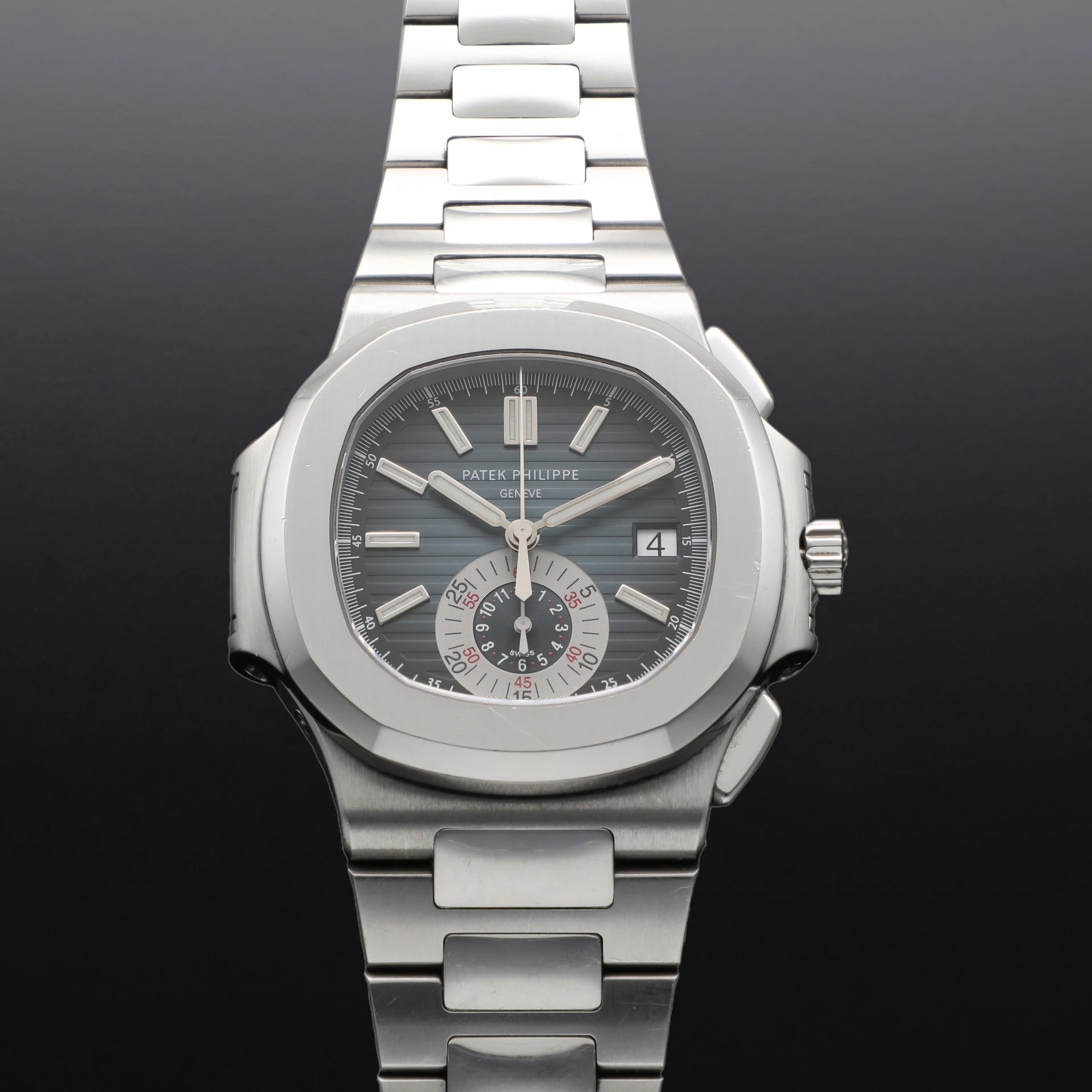 Patek Philippe Nautilus Chronograph / Blue 5980/1A-001