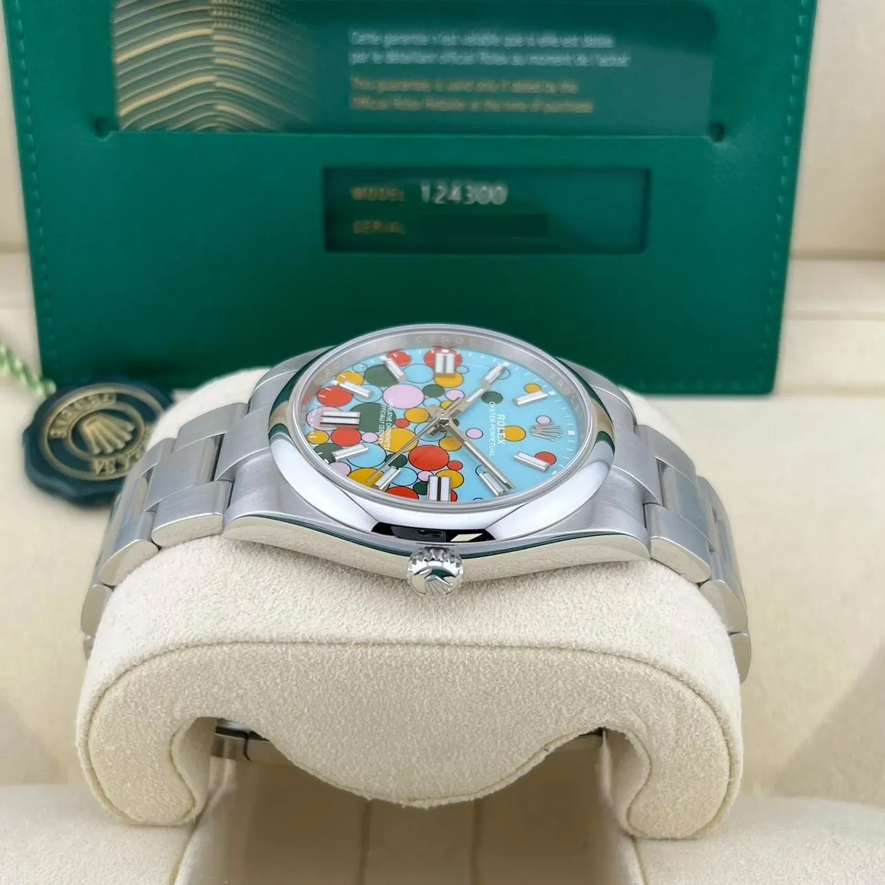 2023 Rolex Oyster Perpetual 41 Celebration-Motif 124300-0008 Listing Image 5