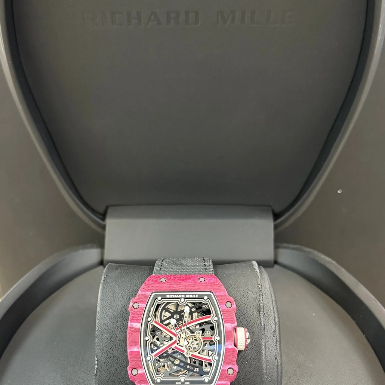 RM026-01 Tourbillon Panda in White Gold with Diamond Bezel