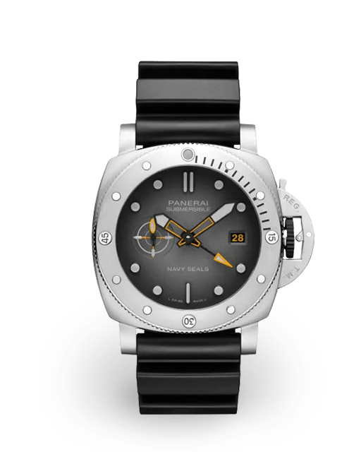 Panerai Submersible 44 Stainless Steel GMT Navy Seals - Limited to 162 ...