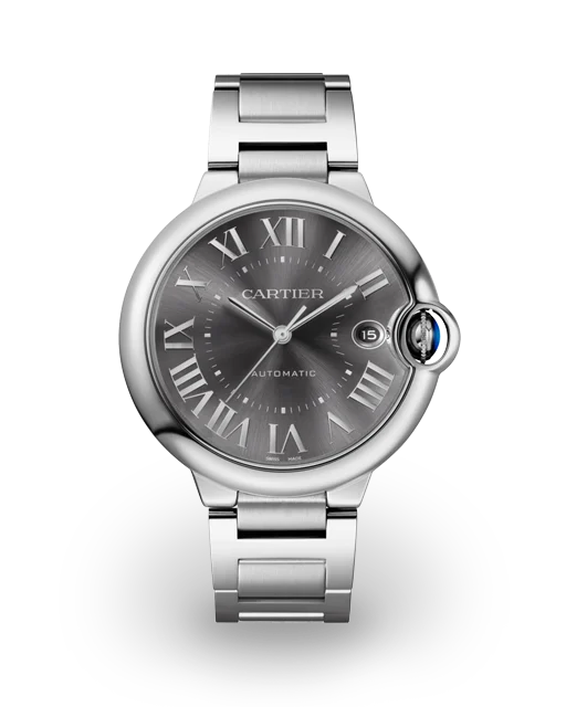 Cartier Ballon Bleu de Cartier 40 Steel / Gray / Roman / Bracelet WSBB0060  Model Image