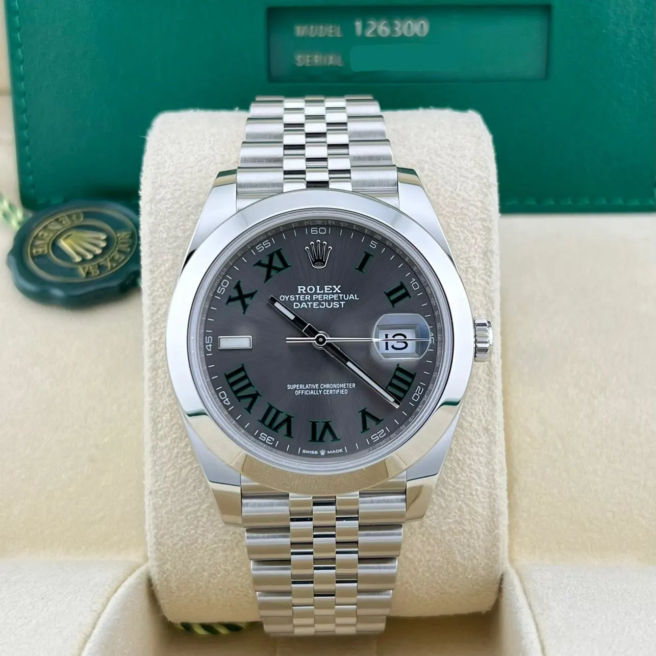 Rolex oyster perpetual hot sale datejust 41 wimbledon