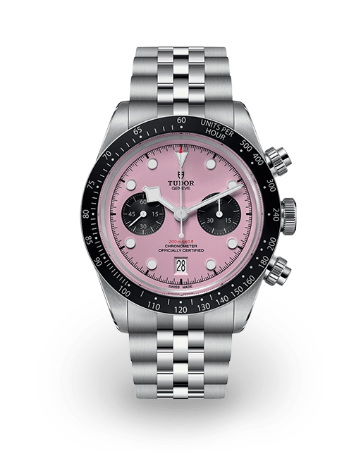 Tudor Black Bay Chrono / Pink / Bracelet M79360N0019 Watches Bezel
