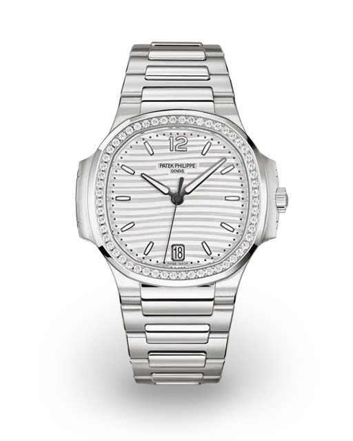 Patek Philippe Nautilus Diamond-Set / Silvered 7118/1200A-010  Model Image