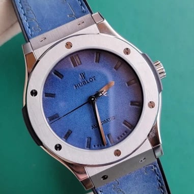 Hublot Classic Fusion Berluti Scritto 45 Titanium / Blue