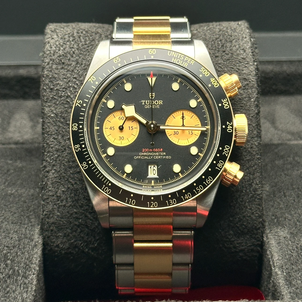 2025 Tudor Black Bay Chrono S&G / Black / Bracelet M79363N-0001