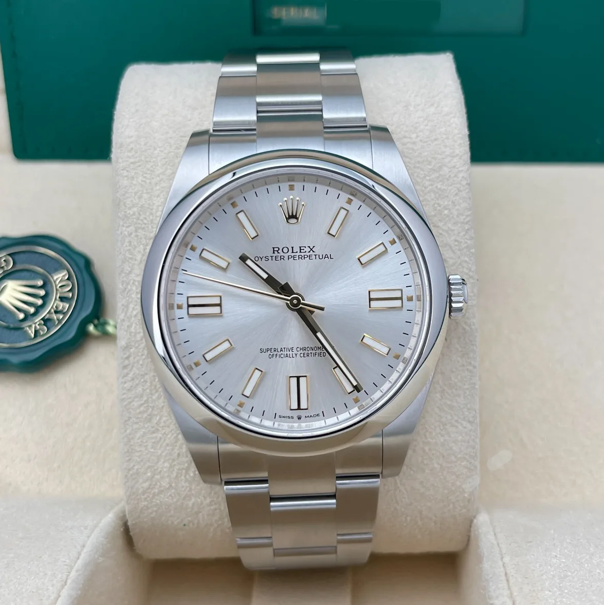 2025 Rolex Oyster Perpetual 41 Silver 124300-0001 Listing Image