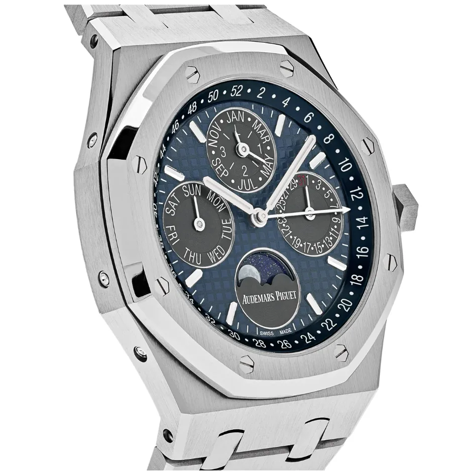 2022 Audemars Piguet Royal Oak Perpetual Calendar 41 Titanium / Blue 26574TI.OO.1220TI.01 Listing Image 3