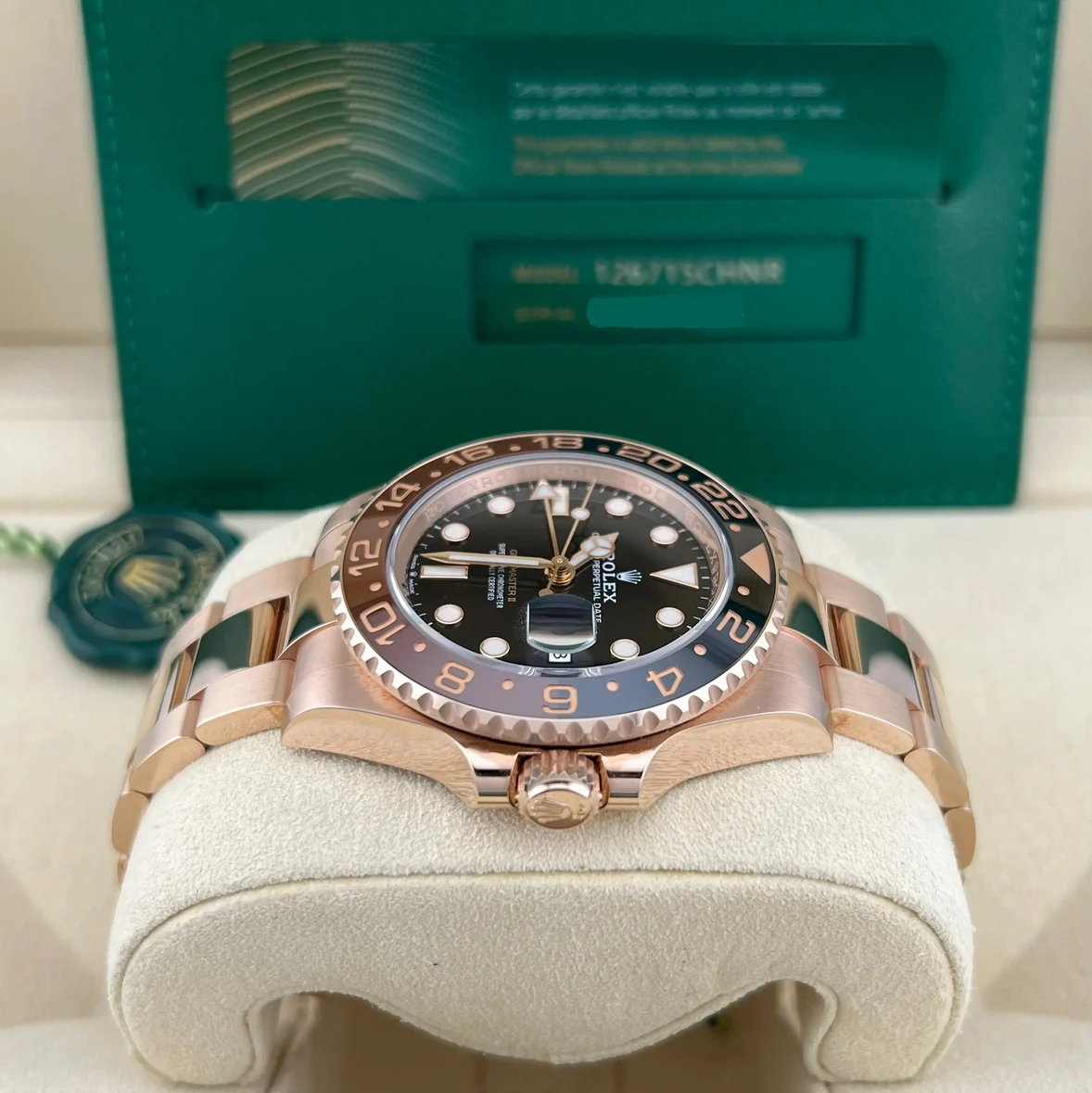 2023 Rolex GMT-Master II Rose Gold 126715CHNR-0001 Listing Image 3